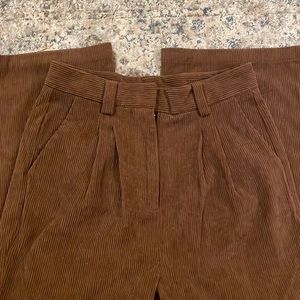 Brown corduroy baggy pants